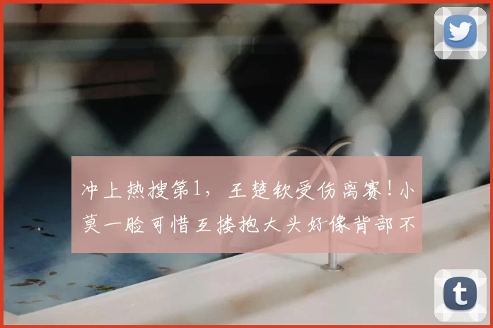 冲上热搜第1，王楚钦受伤离赛!小莫一脸可惜互搂抱大头好像背部不舒服