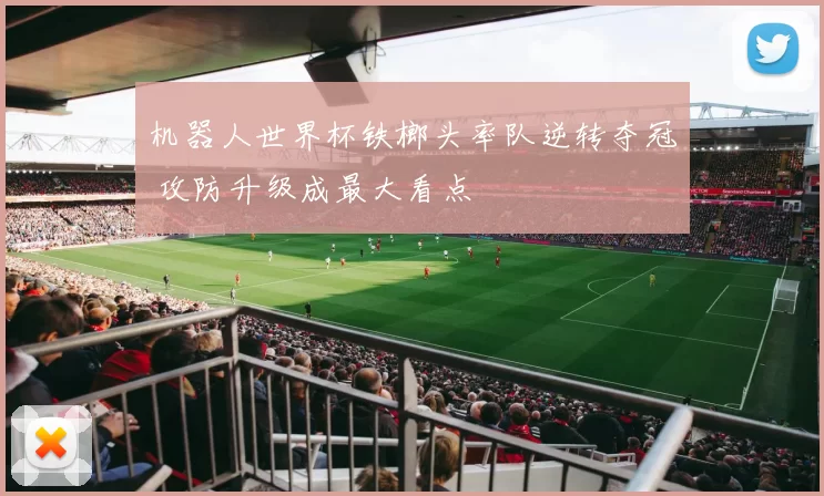 机器人世界杯铁榔头率队逆转夺冠 攻防升级成最大看点