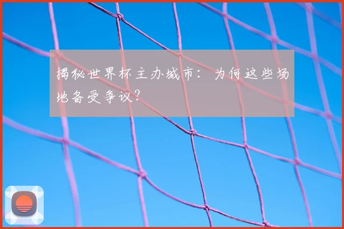 揭秘世界杯主办城市：为何这些场地备受争议？
