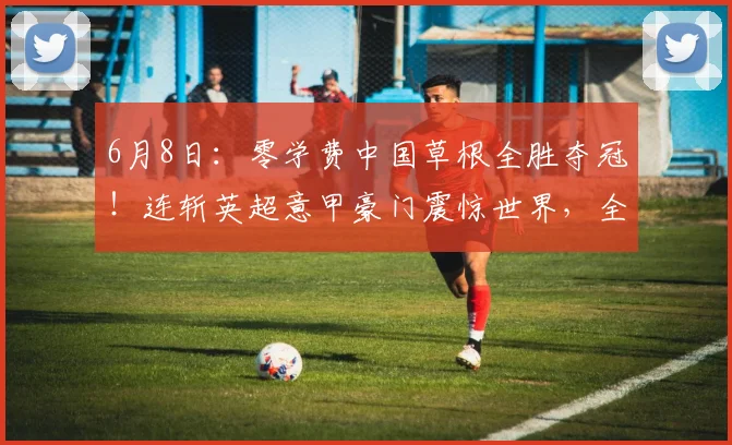 6月8日:零学费中国草根全胜夺冠!连斩英超意甲豪门震惊世界,全靠国货巨头砸巨资死磕青训_比亚迪_欧洲_我国